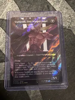 MTG Sephiroth, Fabled SOLDIER (Borderless) (Surge Foil) Final Fantasy Foil - Image 2