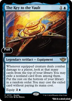 MTG The Key to the Vault [UMP - 373] MP Foil - Image 1