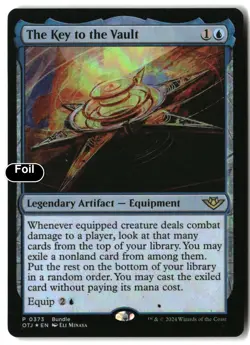MTG The Key to the Vault [UMP - 373] MP Foil - Image 2