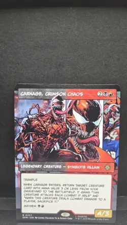Carnage Crimson Chaos Non-Foil Borderless 0227 Spider-Man Magic the Gathering - Image 1