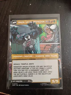 Magic The Gathering Eddie Brock (0224) (Borderless) Marvel's Spider-Man Regular - Image 2