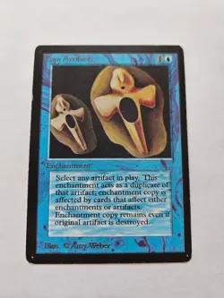 Copy Artifact Beta MTG Magic The Gathering Rare LP - Image 1