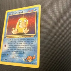 Pokemon Card Misty's Psyduck Gym Challenge 1st Edition Common 90/132 Near Mint - Image 2