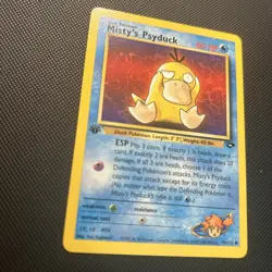 Pokemon Card Misty's Psyduck Gym Challenge 1st Edition Common 90/132 Near Mint - Image 3