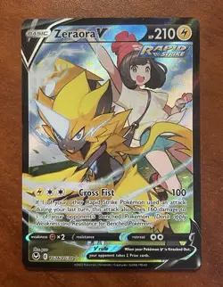 The Pokemon Company-Zeraora V-Silver Tempest TG-TG16/TG30-Holo UR-NM - Image 1