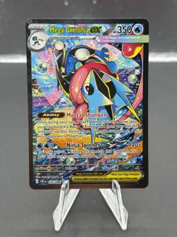 Mega Greninja EX 116/086 Chaos Rising 2026 Special Illustration Rare MINT - Image 1