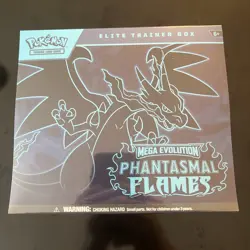 Pokemon Mega Evolution Phantasmal Flames Elite Trainer Box - Image 1