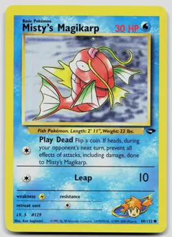 Misty's Magikarp 88/132 Gym Challenge Pokemon LP - Image 1