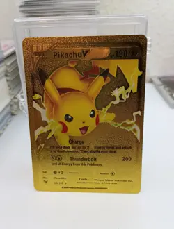 Pokemon Pikachu V Gold Foil Card - Image 1