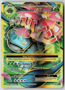 M Venusaur EX 100/108 Ultra Rare Evolutions Pokemon NM - Image 1