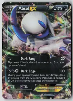 Absol EX XY62 Holo Promo XY Promo Pokemon HP - Image 1