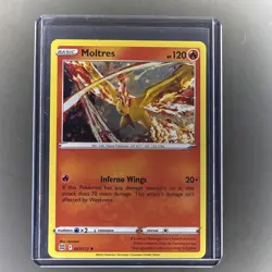 Moltres 021/172 Swsh09: cosmic Holo Rare 120 HP Eng 2022 SWIRL NM - Image 1