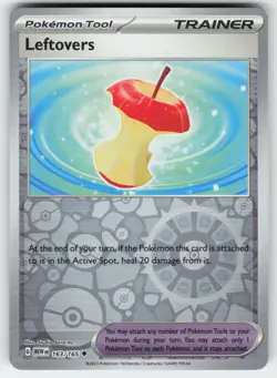Leftovers 163/165 Uncommon 151 Pokemon Reverse Holo Near Mint - Image 1