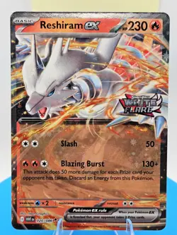 Reshiram ex 🔥 020/086 🔥 2025 Pokemon White Flare Stamped Double Rare Holo NM ! - Image 1