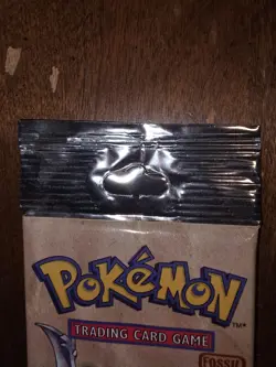 SEALED Pokemon Fossil Booster Pack (WOC06159) long crimp, heavy 20.9g - Image 4
