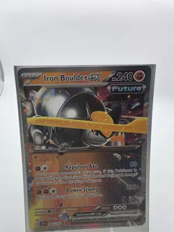Pokemon S&V Temporal Forces Iron Boulder ex Double Rare 099/162 - Image 1