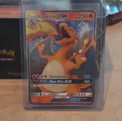 Pokemon TCG Charizard GX Ultra Rare Holo 9/68 Hidden Fates 250 HP English - Image 1
