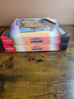 Pokemon TCG Prismatic Evolutions Poster Collection Box Factory Sealed Pack X 2 - Image 4