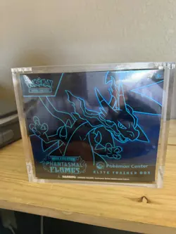 Pokemon Phantasmal Flames PC ETB Pokemon Center In acrylic case - Image 1