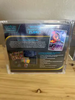 Pokemon Phantasmal Flames PC ETB Pokemon Center In acrylic case - Image 2
