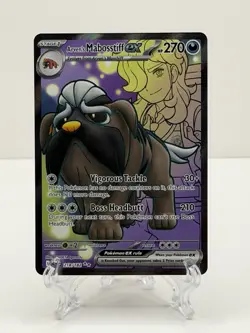 🔥Pokemon TCG-Arven's Mabosstiff ex-218/182-Sv10: Destined Rivals-Holo-M/NM!🔥 - Image 1