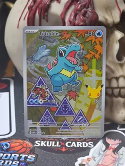 ☠☠ Pokemon Totodile 048 Me: Mega Evolution Promo Holo - Image 1