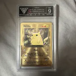 2021 Pokemon Celebrations Ultra-Premium Collection Metal Pikachu Get Graded 9 - Image 1