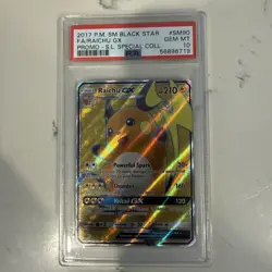 Pokemon PSA 10 GEM MINT Raichu GX FA Shining Legends Special Collection SM90 - Image 1