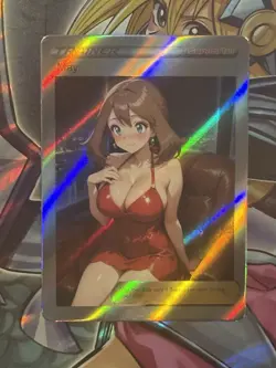 Pokemon May Anime Waifu Custom DIY Trainer Art Sexy Pokemon card - Image 2