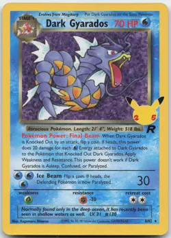 Dark Gyarados 82/82 Celebrations: Classic Collection Pokemon - Image 1