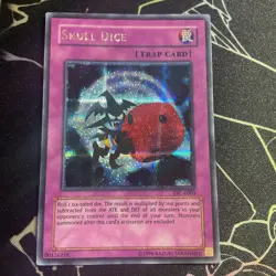 YUGIOH Secret Rare Skull Dice TSC-E003 - Image 1