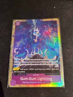 Gum-Gum Lightning OP09-077 UC - One Piece - (Best Selection Vol.4) - Image 1