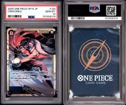 PSA 10 Crocodile OP14-120 SEC The Azure Sea's Seven One Piece TCG Japanese - Image 3