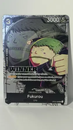 Bandai Fukurou OP03-088 Winner Foil Uncommon Character One Piece CCG English - Image 1