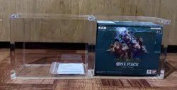 One Piece Booster Box Acrylic Magnetic Case 99% UV Rejection With Cleaning Cloth - Image 2