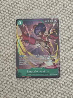 Emporio.Ivankov One Piece OP16 The Time of Battle Alternate Super Rare Foil #026 - Image 1