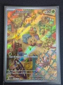Pokemon TCG - Bramblin 198/193 - Illustration Rare Paldea Evolved NM English - Image 1