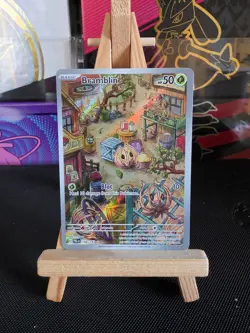 Pokemon TCG Bramblin Full Art Holo Illustration Rare Paldea Evolved 198/193 - Image 1