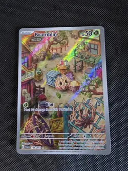 Pokemon TCG Bramblin Full Art Holo Illustration Rare Paldea Evolved 198/193 - Image 3