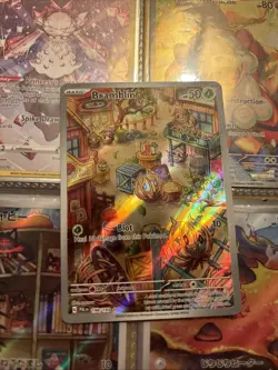 Pokemon Bramblin TCG Holo Illustration Rare Card Paldea Evolved 198/193 - Image 1