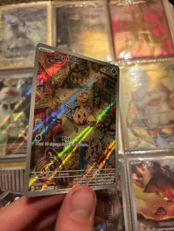 Pokemon Bramblin TCG Holo Illustration Rare Card Paldea Evolved 198/193 - Image 3