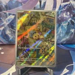 Pokemon TCG Bramblin Full Art Holo Illustration Rare Paldea Evolved 198/193 - Image 1