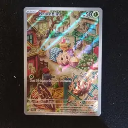 Bramblin 198/193 Paldea Evolved Illustration Rare English Pokemon TCG Card MP - Image 2