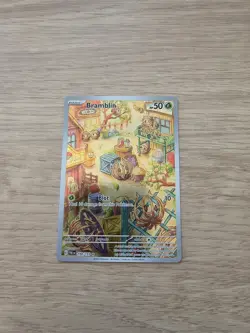 Pokemon TCG Bramblin Full Art Holo Illustration Rare Paldea Evolved 198/193 - Image 2