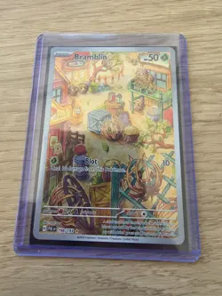 Pokemon TCG Bramblin Full Art Holo Illustration Rare Paldea Evolved 198/193 - Image 5