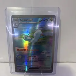 Pokemon TCG Altaria ex 253/182 SV04: Paradox Rift SIR Holo Full Art 260 HP EX - Image 1