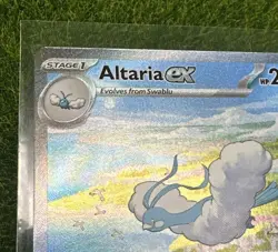 Pokemon TCG Altaria ex 253/182 SV04 Paradox Rift SIR Full Art Holo 260HP EN - Image 3