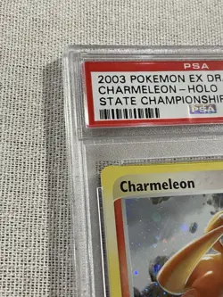 PSA 9 MINT Charmeleon 99/97 EX Dragon Holo Secret Rare 2003 STATE Pokemon Card - Image 4
