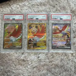 【PSA 10】 Ethan's Ho-Oh SAR 066/063 Japanese Heat Wave Arena Pokemon Card set - Image 1