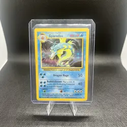 Pokemon Gyarados Holo Rare TCG Card 006/102 Base Set LP-MP Condition - Image 1